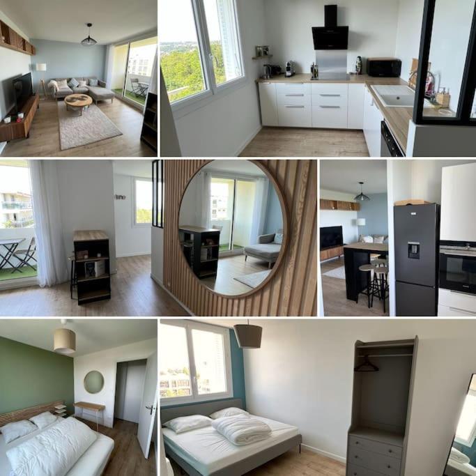 Apartament Le Calme - Design - Vue Panoramique Sur La Saone Caluire-et-Cuire Zewnętrze zdjęcie